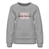Golden Retriever Momma-Floral Women’s Premium Sweatshirt - heather gray